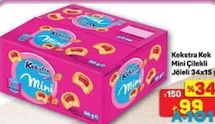 KEKSTRA KEK MİNİ ÇİLEKLİ JÖLELİ 34X15 G